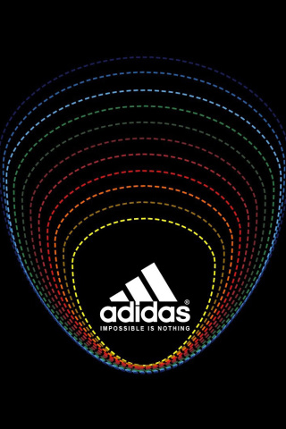 Fondo de pantalla Adidas Tagline, Impossible is Nothing 320x480