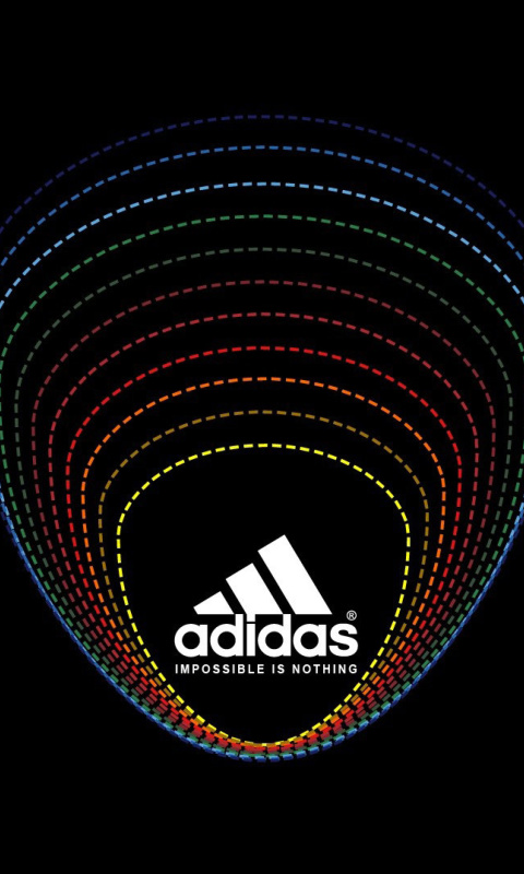 Sfondi Adidas Tagline, Impossible is Nothing 480x800