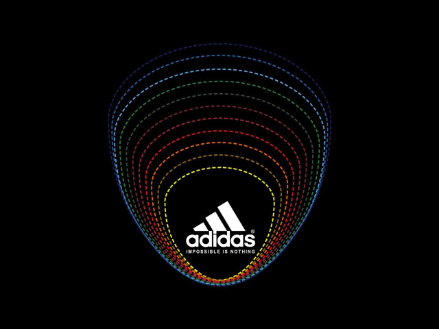 Fondo de pantalla Adidas Tagline, Impossible is Nothing 640x480