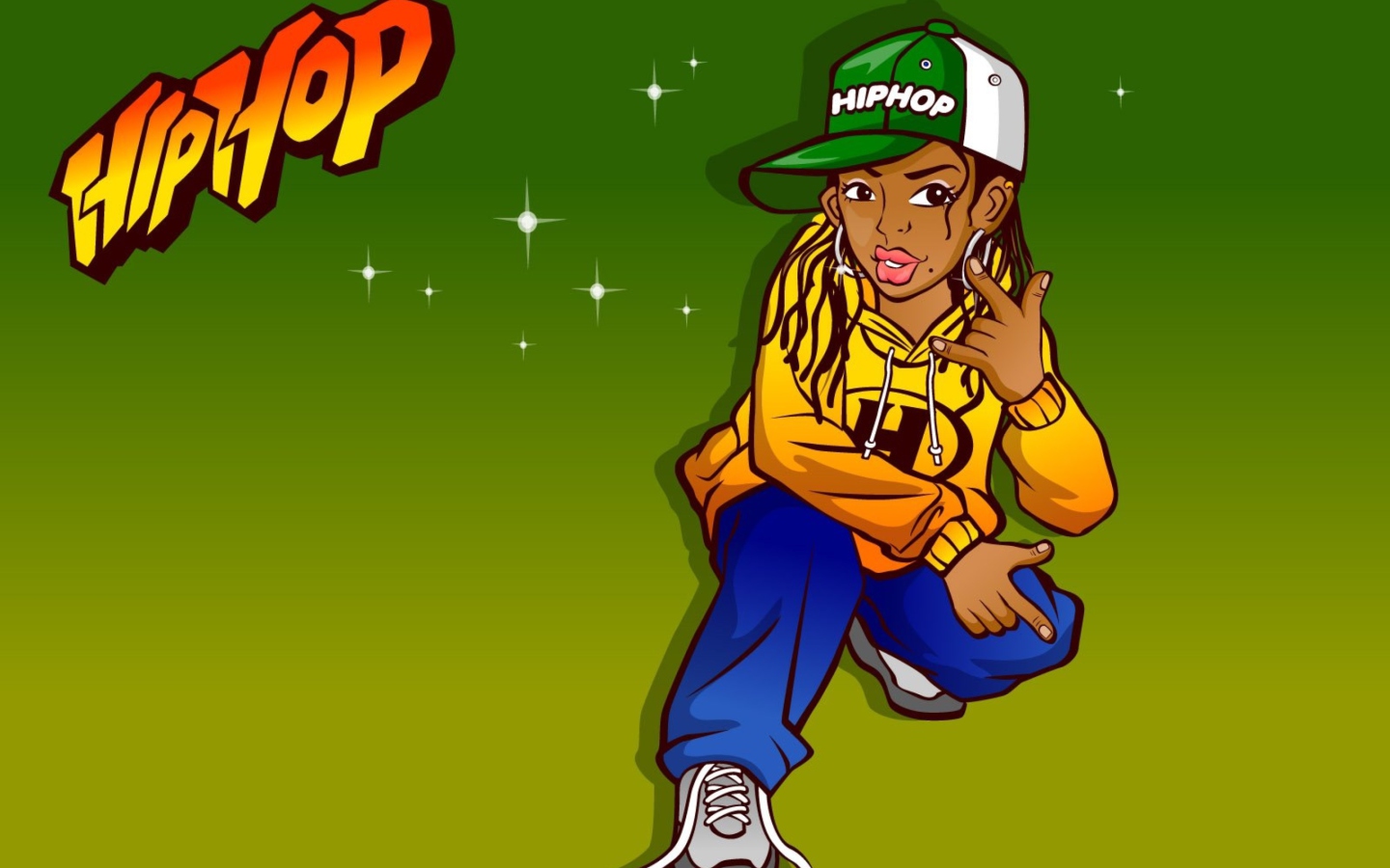 Screenshot №1 pro téma Hiphop Street Dancing Girl 1440x900