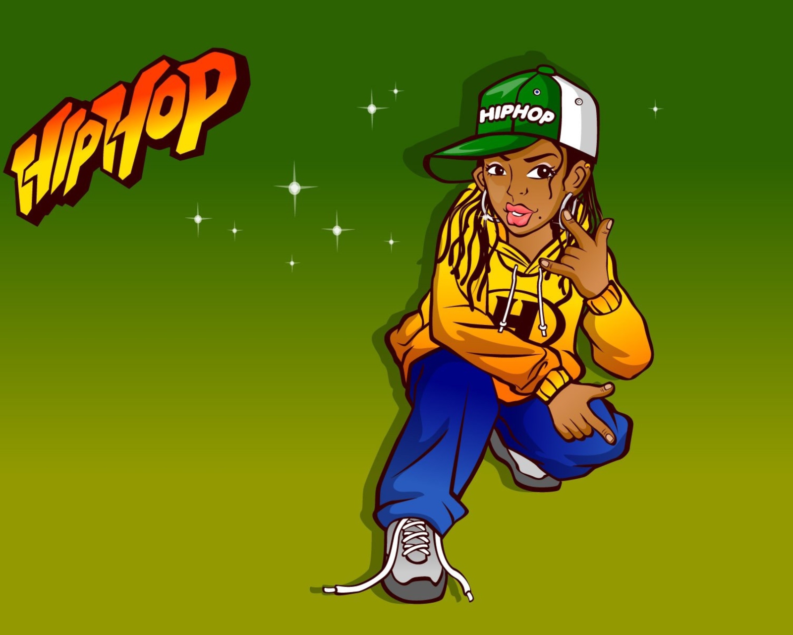 Screenshot №1 pro téma Hiphop Street Dancing Girl 1600x1280