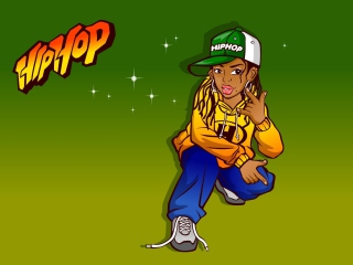 Hiphop Street Dancing Girl - Obrázkek zdarma 