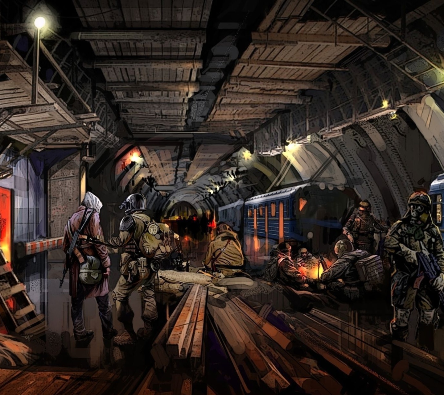 Metro 2034 Novel wallpaper 1440x1280