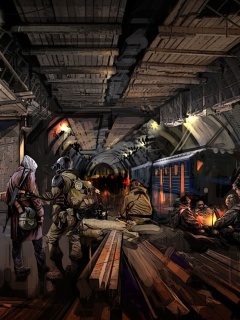Metro 2034 Novel screenshot #1 240x320