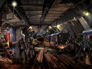 Das Metro 2034 Novel Wallpaper 320x240