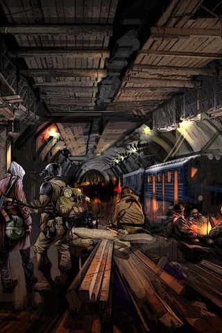 Screenshot №1 pro téma Metro 2034 Novel 320x480