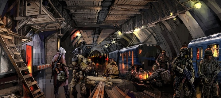Screenshot №1 pro téma Metro 2034 Novel 720x320