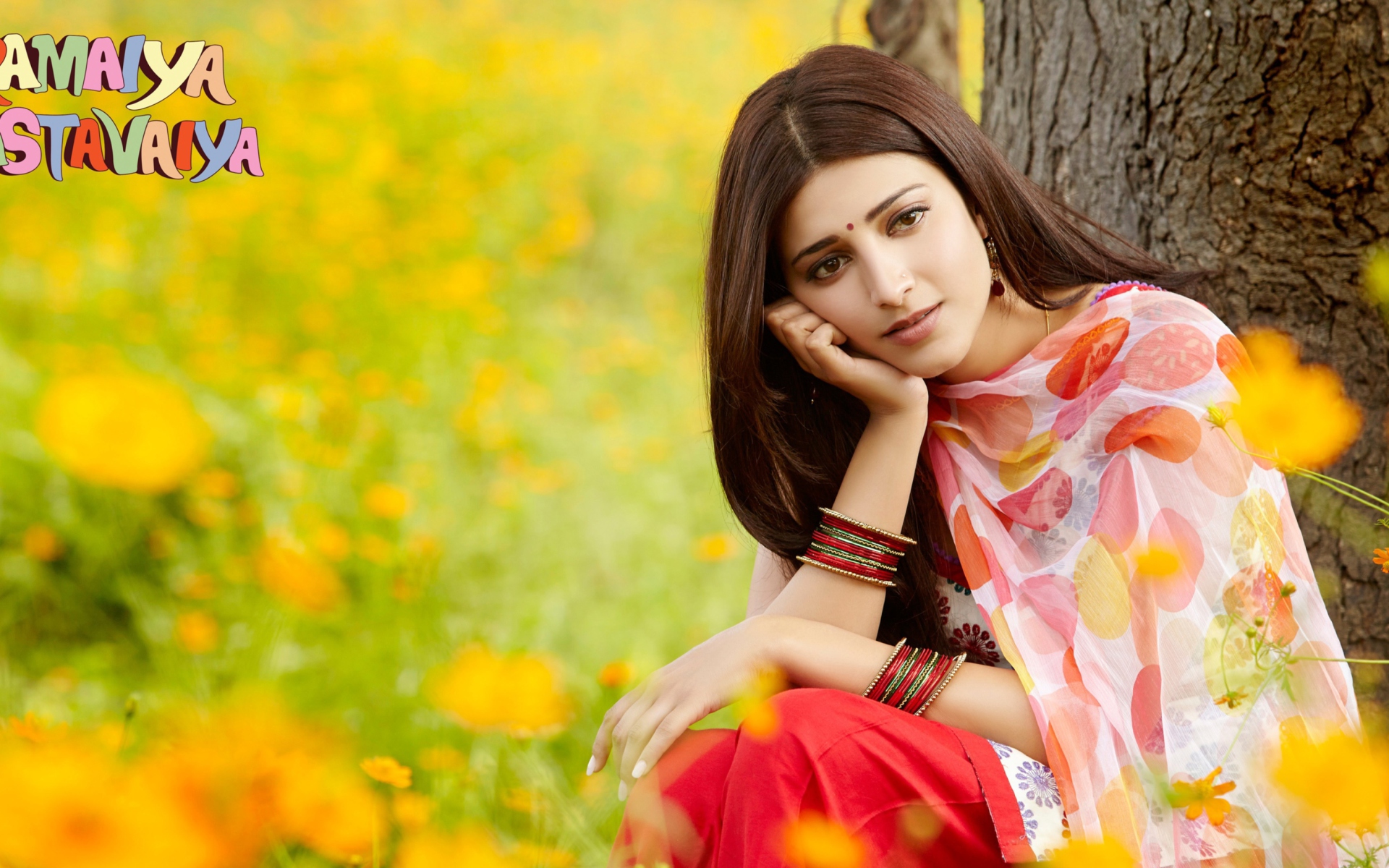 Fondo de pantalla Shruti Hassan In Ramaiya Vastavaiya 1920x1200