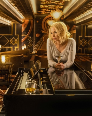 Jennifer Lawrence and Chris Pratt in Passengers Film sfondi gratuiti per 640x1136