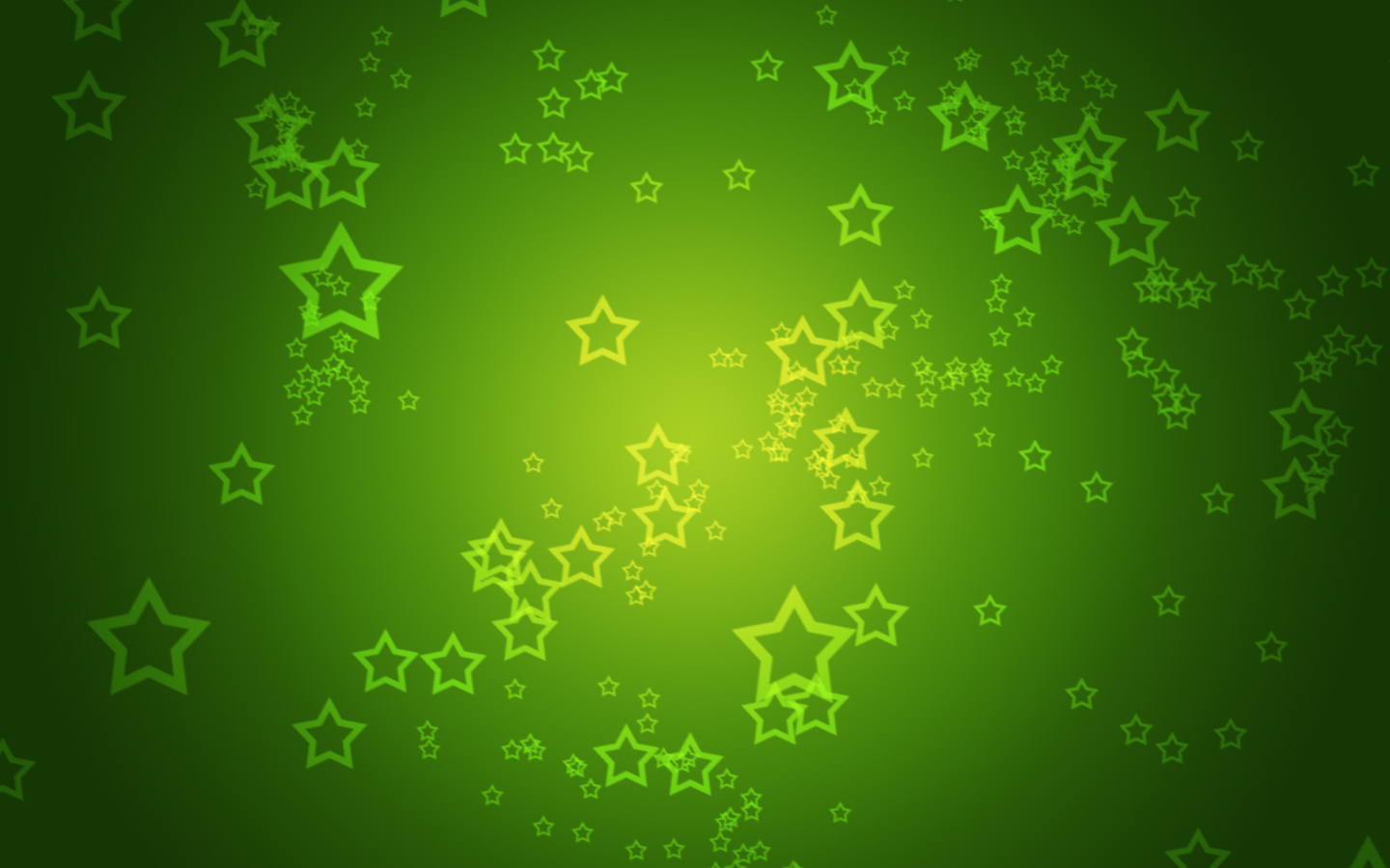 Das Green Stars Wallpaper 1440x900