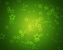 Green Stars wallpaper 220x176