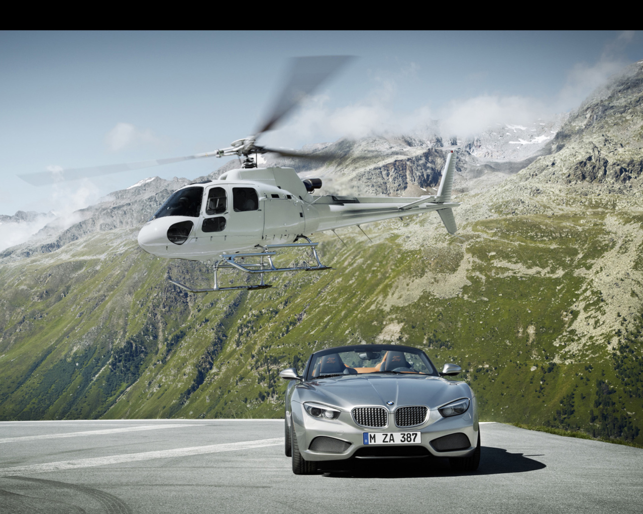 Screenshot №1 pro téma 2012 Bmw Zagato Roadster Front Static 1280x1024