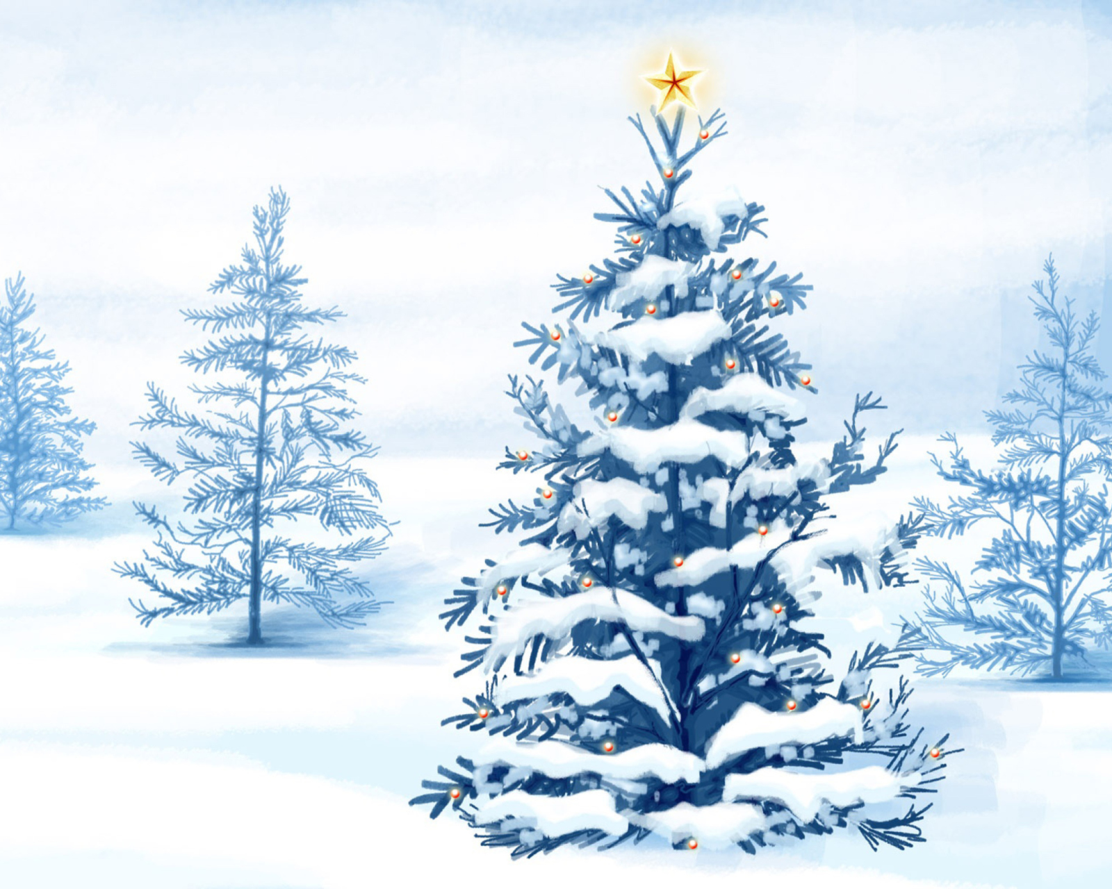 Обои Christmas Tree 1600x1280