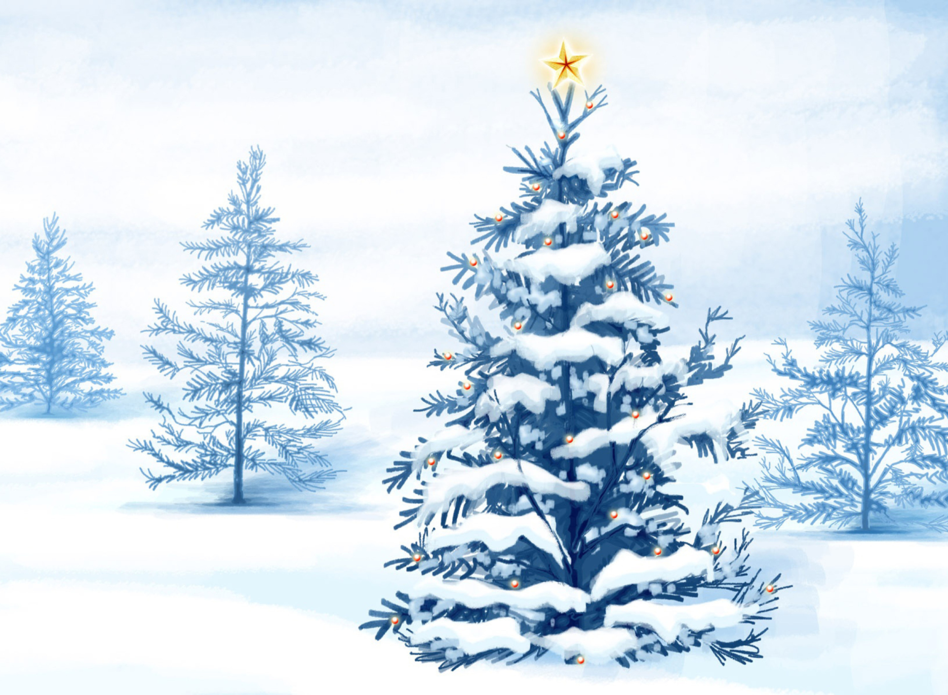 Fondo de pantalla Christmas Tree 1920x1408