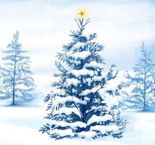 Christmas Tree papel de parede para celular para iPad