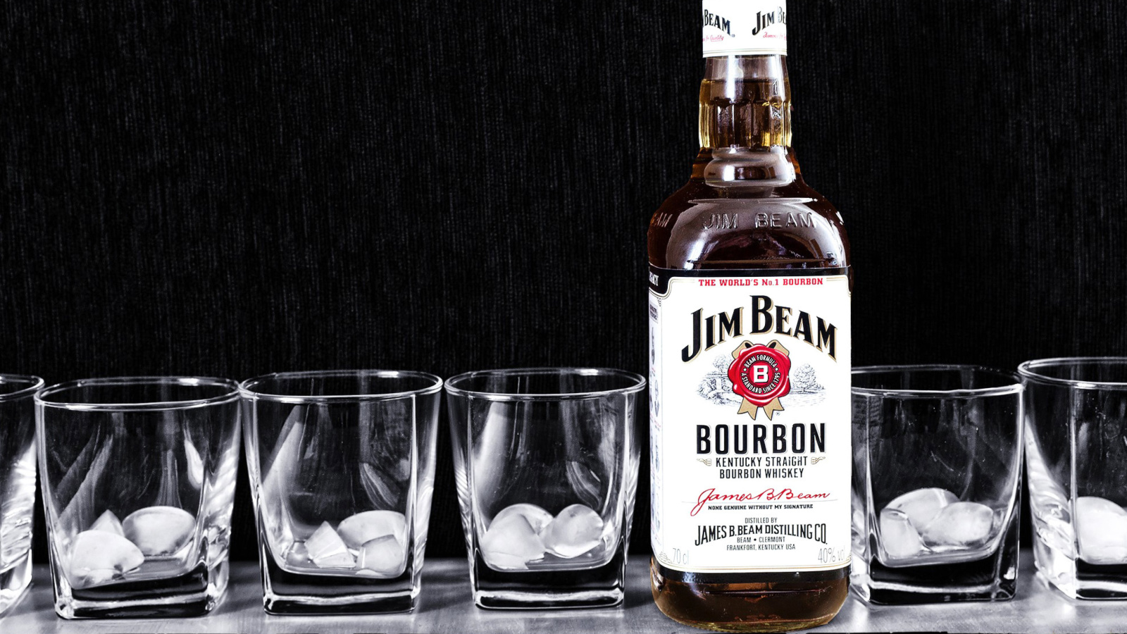 Fondo de pantalla Jim Beam, Bourbon 1600x900