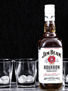 Fondo de pantalla Jim Beam, Bourbon 240x320