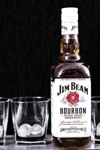 Fondo de pantalla Jim Beam, Bourbon 320x480