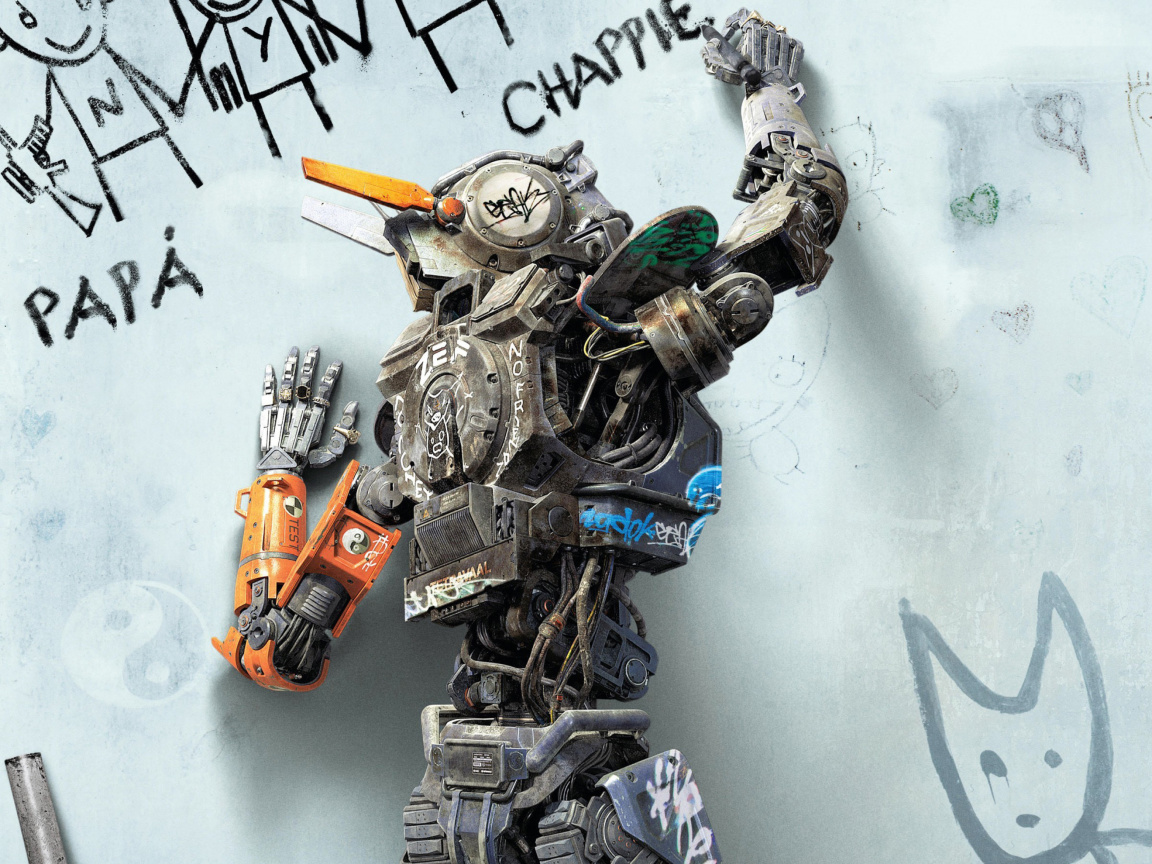 Screenshot №1 pro téma Chappie Robot Movie 1152x864