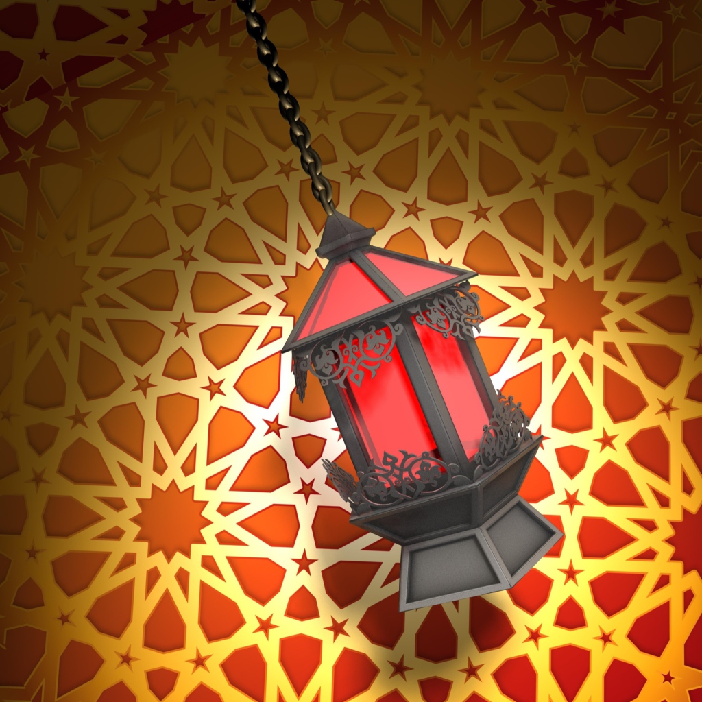 Ramadan Lantern wallpaper 1024x1024
