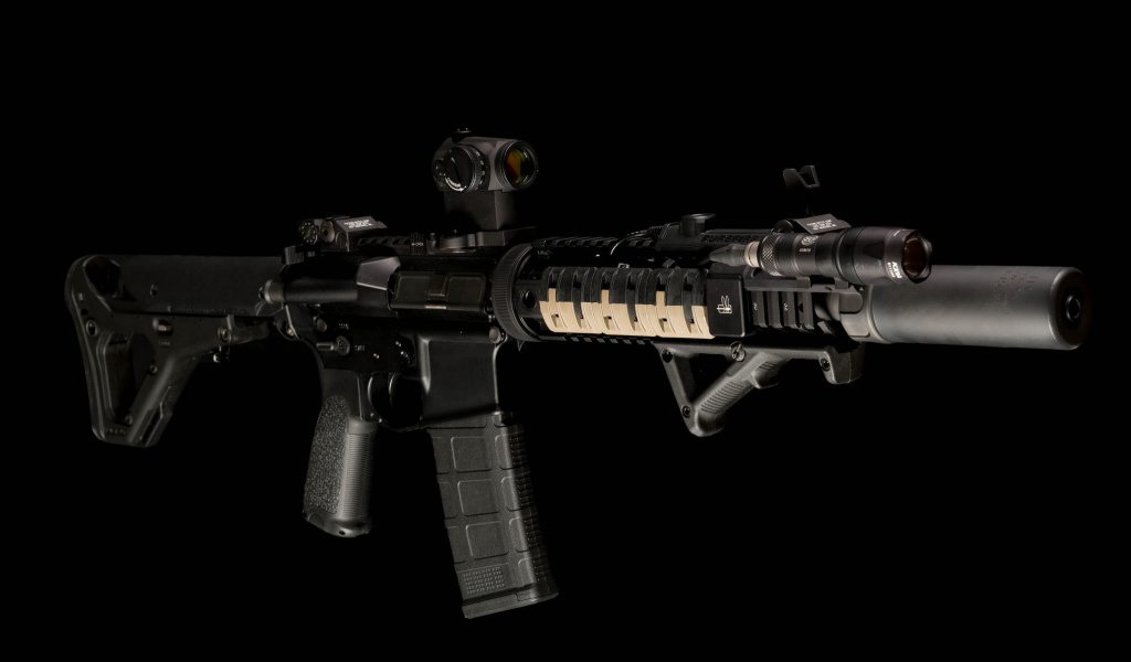 Screenshot №1 pro téma AR 15 assault rifle 1024x600