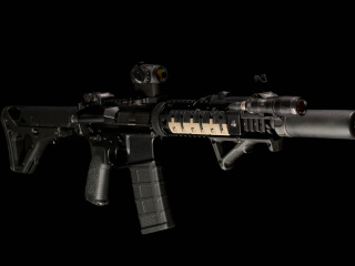Screenshot №1 pro téma AR 15 assault rifle 320x240