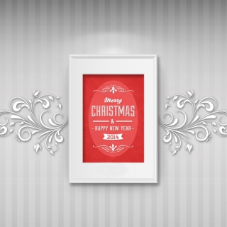 Merry Christmas & Happy New Year 2014 papel de parede para celular para iPad Air