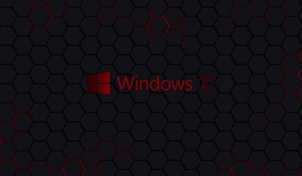 Обои Windows 10 Dark Wallpaper 1024x600