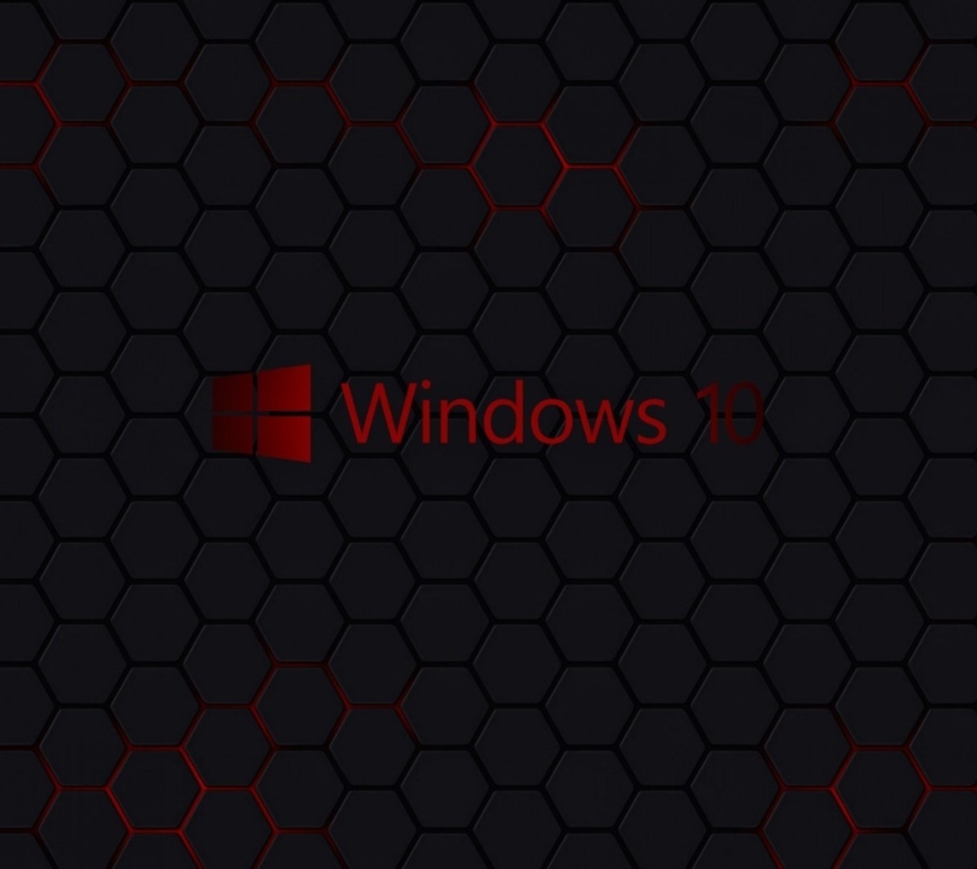 Обои Windows 10 Dark Wallpaper 1080x960