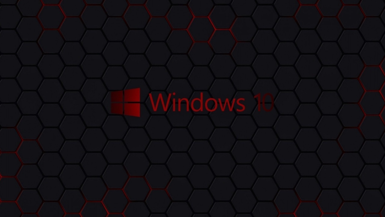 Обои Windows 10 Dark Wallpaper 1280x720