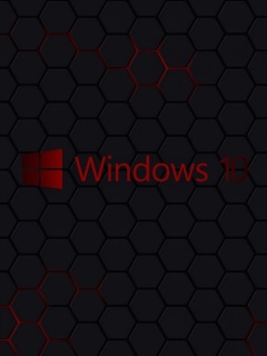 Обои Windows 10 Dark Wallpaper 240x320
