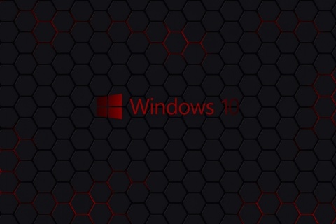 Fondo de pantalla Windows 10 Dark Wallpaper 480x320