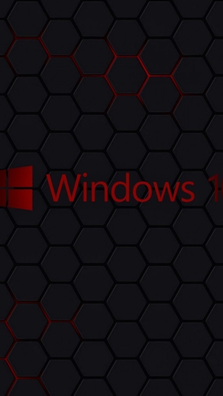 Fondo de pantalla Windows 10 Dark Wallpaper 750x1334
