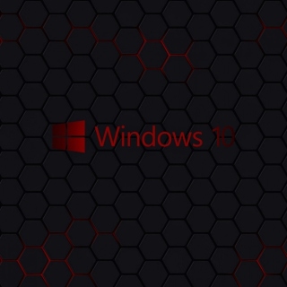 Kostenloses Windows 10 Dark Wallpaper Wallpaper für 1024x1024