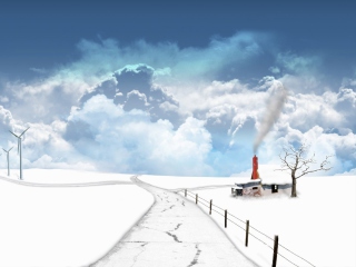 Screenshot №1 pro téma Winter Season - Widescreen 320x240