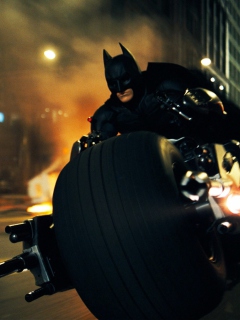 Batman In Dark Knight Rises wallpaper 240x320