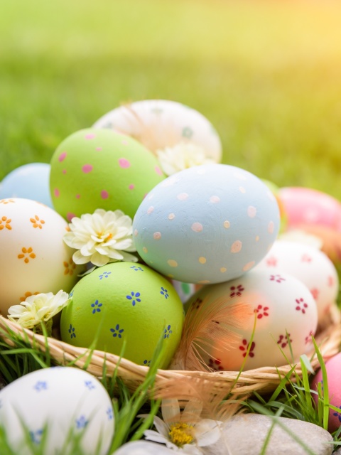 Обои Happy Easter 2020 480x640