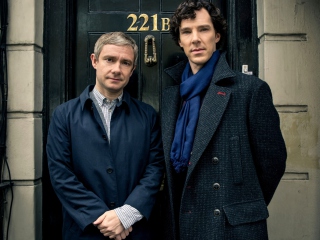 Das Sherlock Season 3 BBC One Wallpaper 320x240