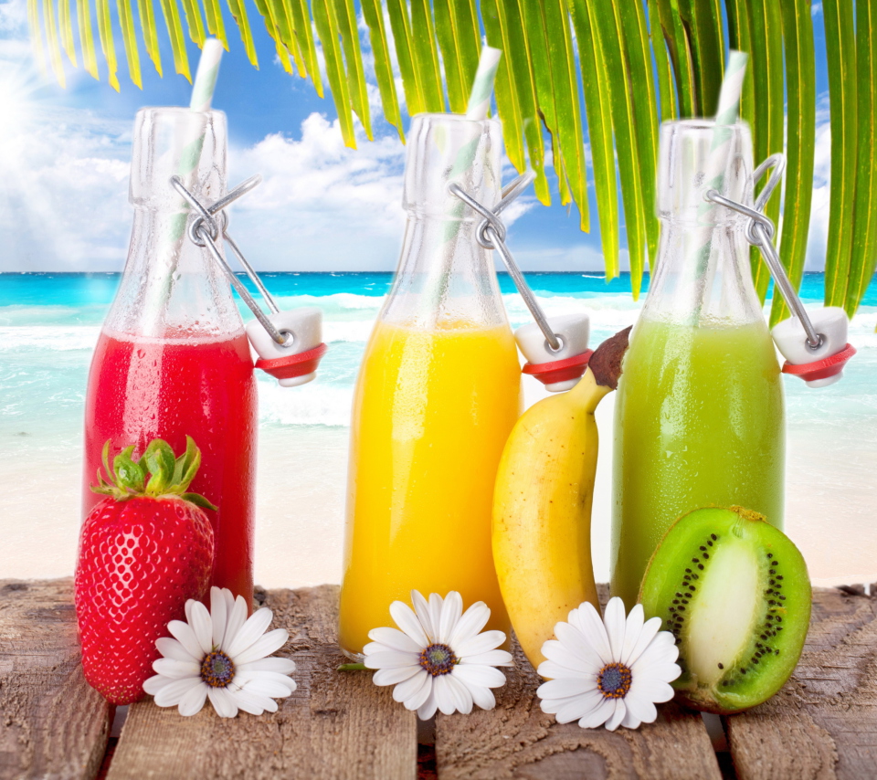 Das Freshly Squeezed Juice Wallpaper 960x854