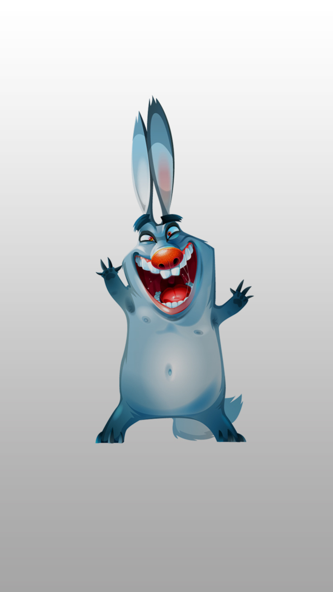 Fondo de pantalla Crazy Blue Rabbit 1080x1920