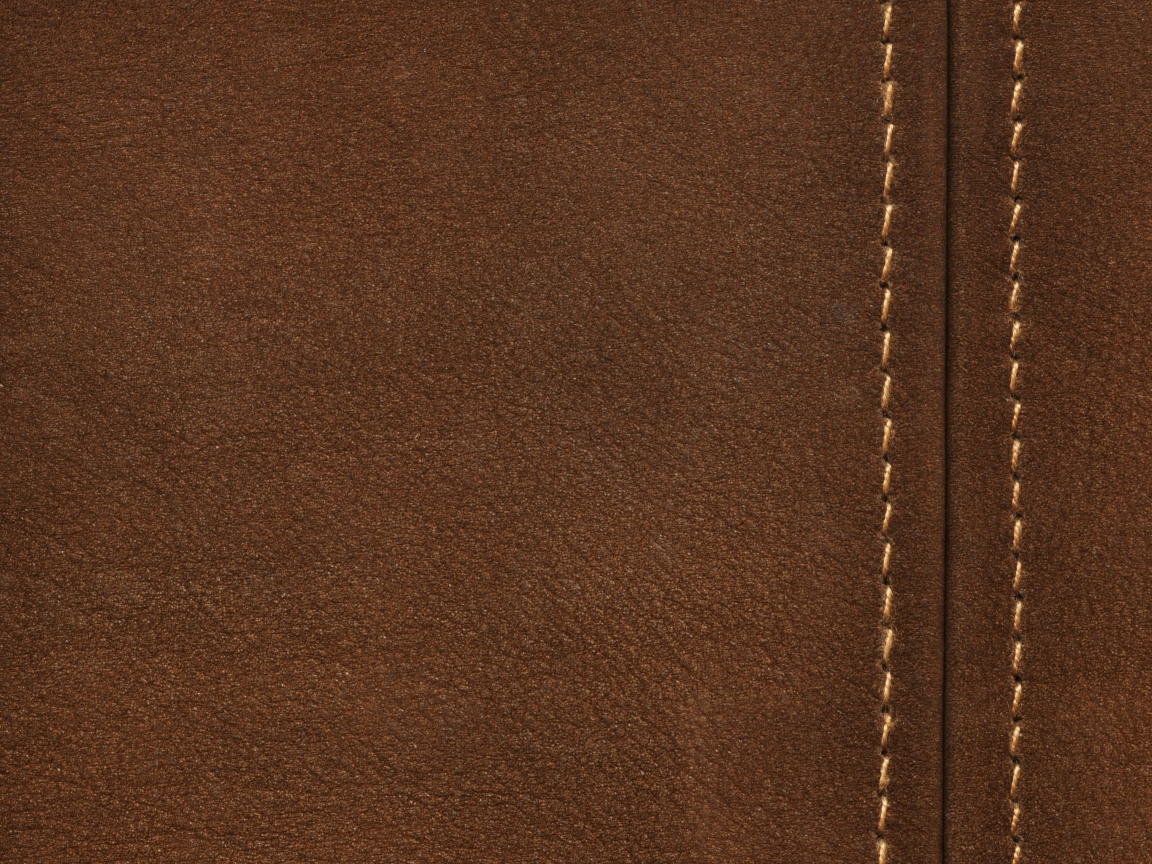 Sfondi Brown Leather with Seam 1152x864