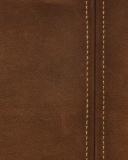 Screenshot №1 pro téma Brown Leather with Seam 128x160