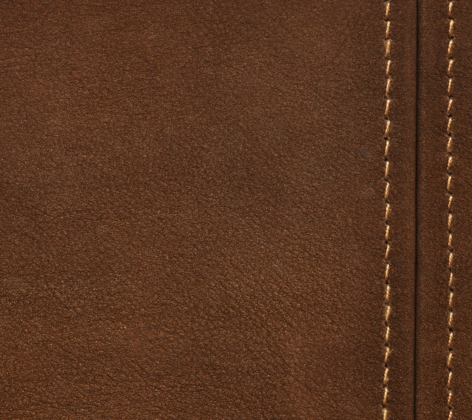 Screenshot №1 pro téma Brown Leather with Seam 960x854