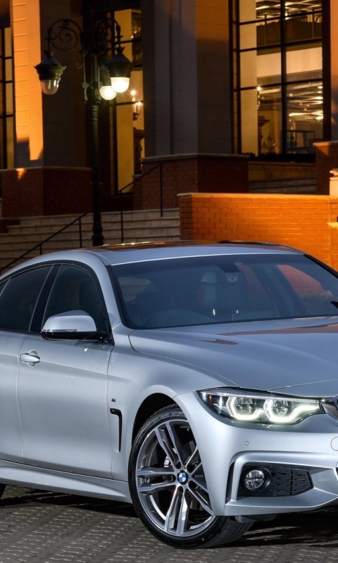 Das BMW 420d Gran Coupe F36 Wallpaper 480x800