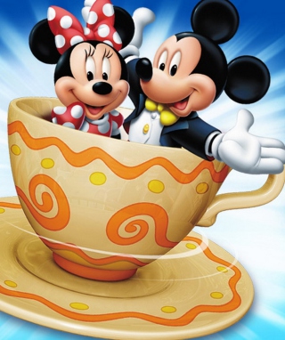 Kostenloses Mickey Mouse Wallpaper für Nokia Asha 306