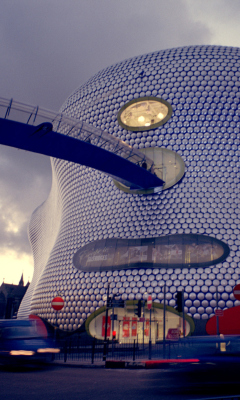 Shopping in Birmingham wallpaper 240x400