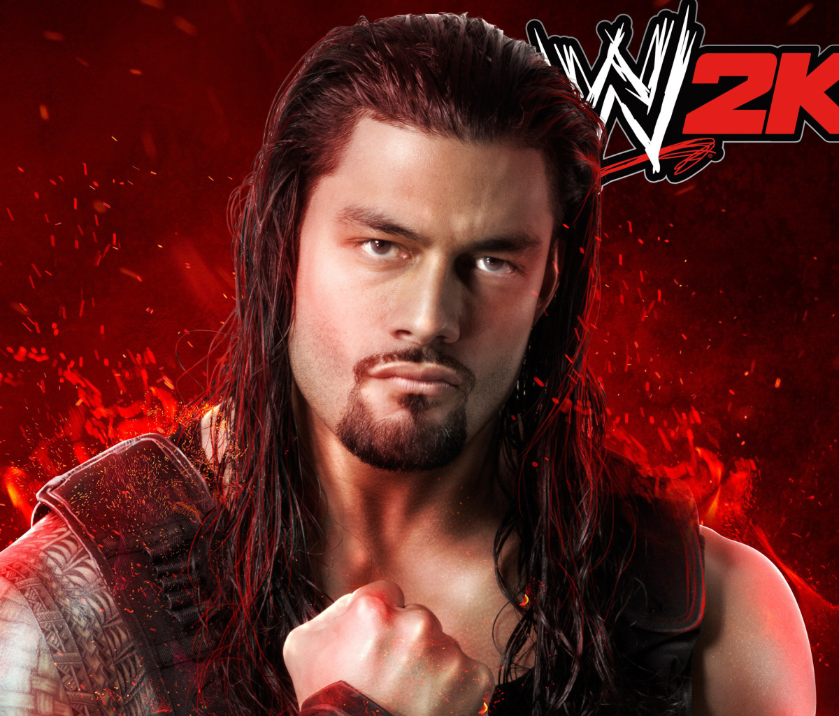 Обои WWE 2K15 Roman Reigns 1200x1024