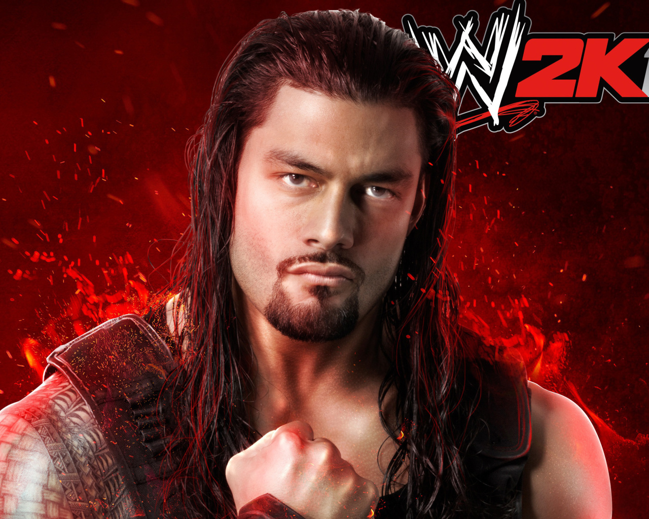Fondo de pantalla WWE 2K15 Roman Reigns 1280x1024