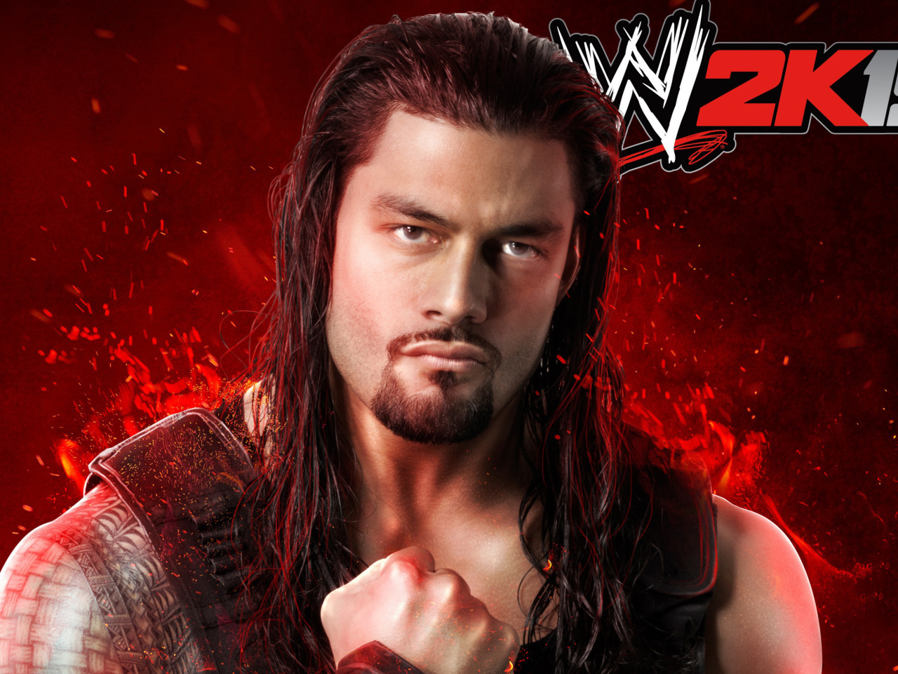 Fondo de pantalla WWE 2K15 Roman Reigns 1280x960