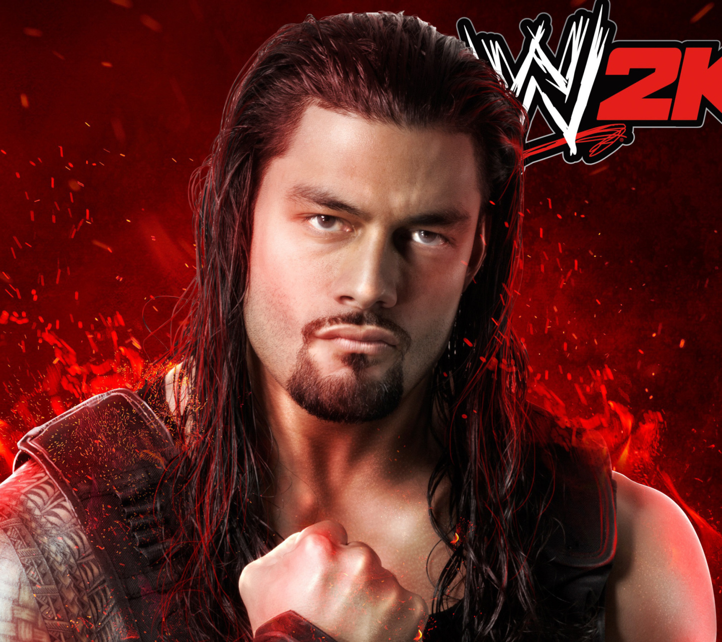 Обои WWE 2K15 Roman Reigns 1440x1280